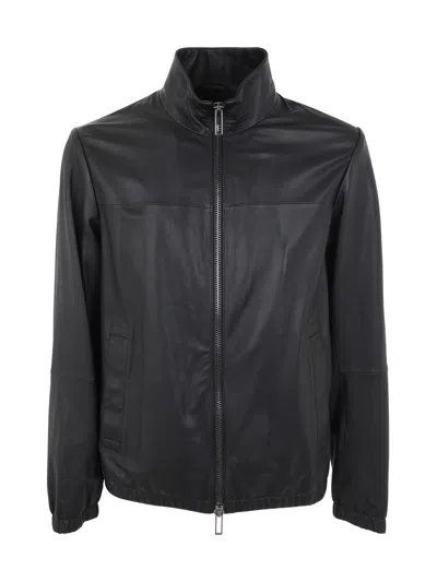 EMPORIO ARMANI LEATHER JACKET
