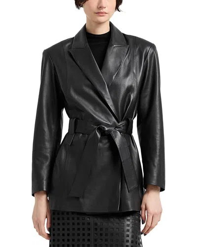 EMPORIO ARMANI LEATHER JACKET
