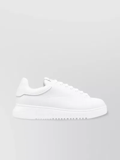 Emporio Armani Leather Logo Low-top Sneakers