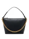 Emporio Armani Ppa Leather Medium Hobo Bag With Chain