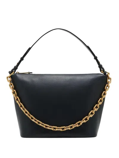 EMPORIO ARMANI EMPORIO ARMANI LEATHER MEDIUM HOBO BAG