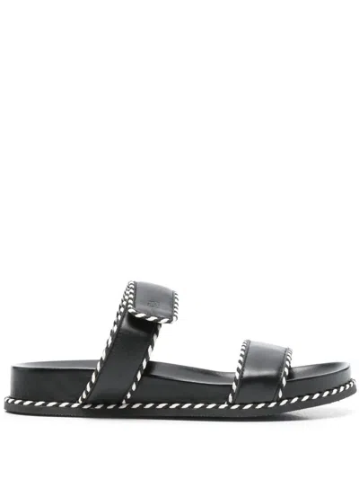 Emporio Armani Leather Sandals