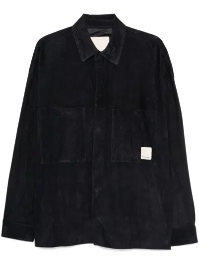 EMPORIO ARMANI LEATHER SHIRT