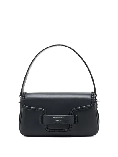 EMPORIO ARMANI LEATHER SHOULDER BAG
