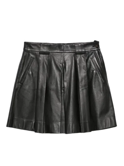 EMPORIO ARMANI EMPORIO ARMANI LEATHER SKIRT