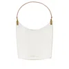 Emporio Armani Leather Small Shoulder Bag In White