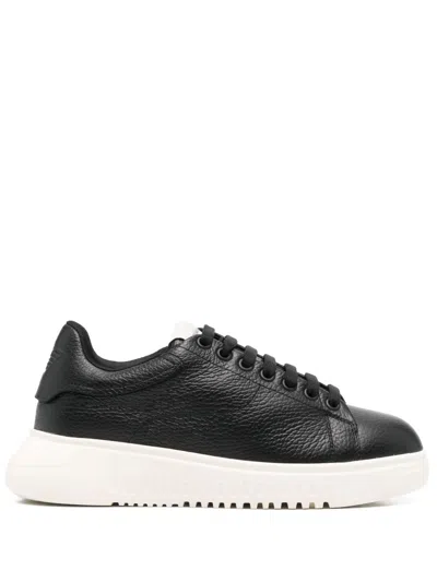 Emporio Armani Leather Sneakers