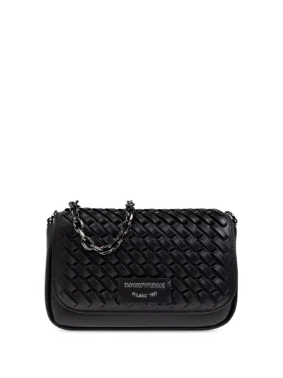 Emporio Armani Leather Wallet On Chain