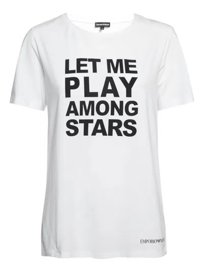 Pre-owned Emporio Armani Let Me Play Among Stars T-shirt