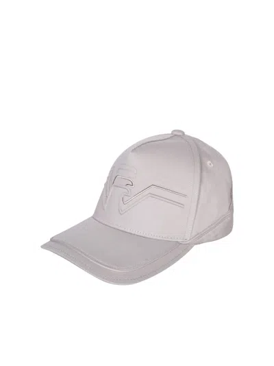 Emporio Armani Lettering Logo White Baseball Hat
