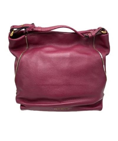 Emporio Armani Lettering Shoulder Bag In Red