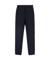 Emporio Armani Asv Lyocell Blend Jersey Joggers With All-over Lettering In Black