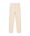 Emporio Armani Drawstring Track Pants In Nude