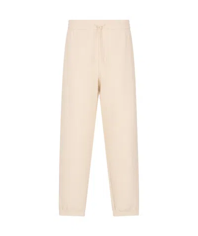 Emporio Armani Drawstring Track Pants In Beige