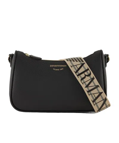 Emporio Armani Lily Crossbody Bag In Black