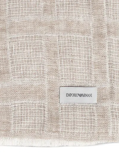 Emporio Armani Scarfs Beige In Neutral