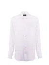 Emporio Armani Linen Shirt In White