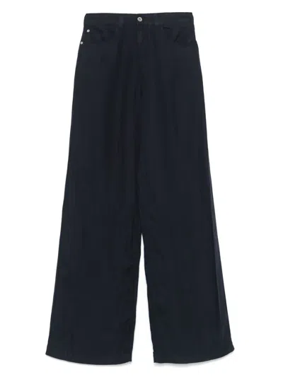 EMPORIO ARMANI LINEN TROUSERS