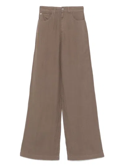 EMPORIO ARMANI LINEN TROUSERS