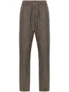 EMPORIO ARMANI EMPORIO ARMANI LINEN TROUSERS