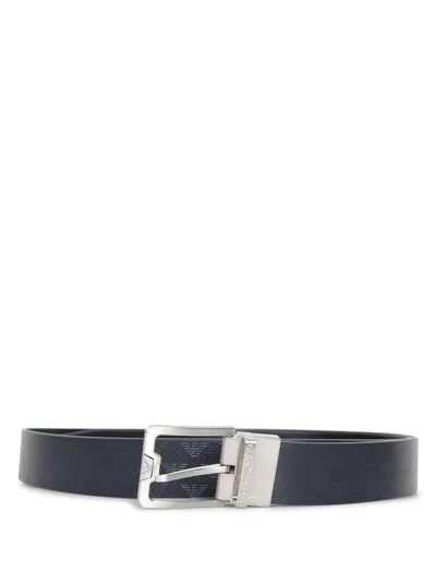 Emporio Armani Belts In Black