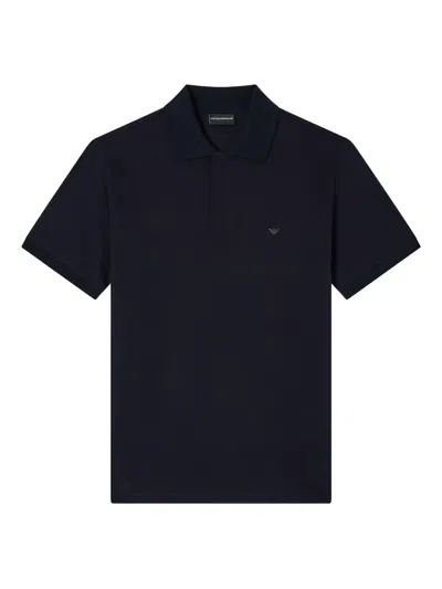 EMPORIO ARMANI LOGO-APPLIQUÉ POLO SHIRT
