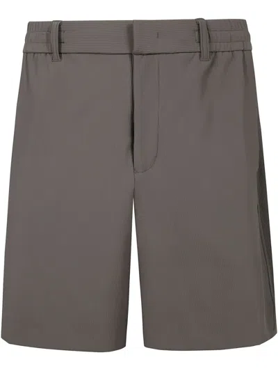 EMPORIO ARMANI LOGO-APPLIQUÉ SHORTS