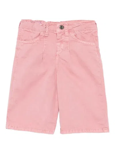Emporio Armani Logo-appliqué Shorts In Pink