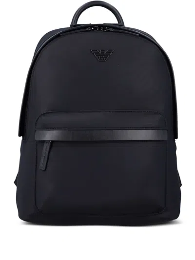 EMPORIO ARMANI LOGO BACKPACK