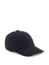 Emporio Armani Logo Baseball Cap In Black