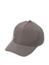 Emporio Armani Logo-patch Adjustable Cap In Gray