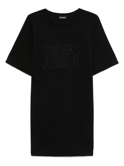 EMPORIO ARMANI EMPORIO ARMANI LOGO BEACH ROBE
