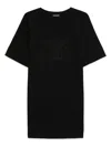 Emporio Armani Black Logo Beach Robe