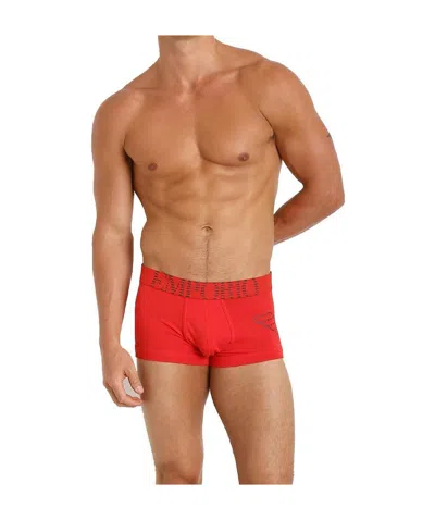 Emporio Armani Logo Boxer Underwear In Brown