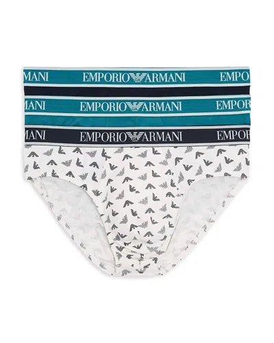 EMPORIO ARMANI LOGO BRIEFS, PACK OF 3