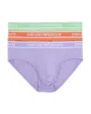Emporio Armani Logo Briefs, Pack Of 3 In Multi
