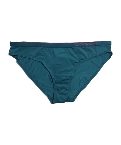 Emporio Armani Logo Briefs Pants In Blue