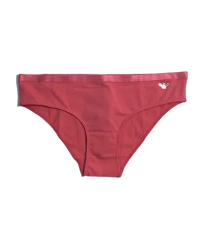 Emporio Armani Logo Briefs Pants In Red