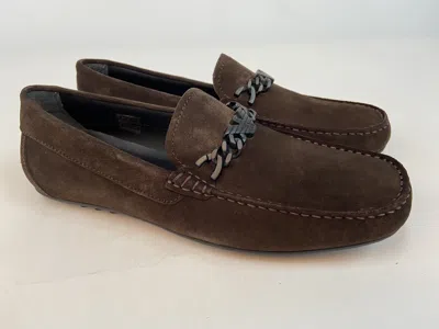 Emporio Armani Logo Business Casual Shoes In Black