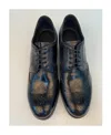 Emporio Armani Logo Business Casual Shoes In Black