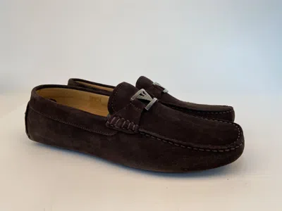 Emporio Armani Logo Business Casual Shoes In Black