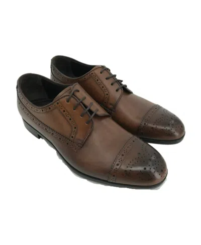 Emporio Armani Logo Business Casual Shoes In Black