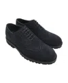 Emporio Armani Logo Business Casual Shoes In Black