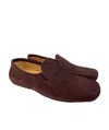 Emporio Armani Logo Business Casual Shoes In Brown