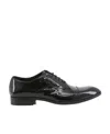 Emporio Armani Logo Business Dress Shoes In Black