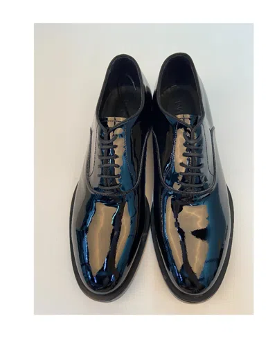 Emporio Armani Logo Business Dress Shoes In Black