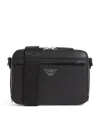 Emporio Armani Logo Camera Cross-body Bag In Black