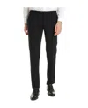 Emporio Armani Straight Casual Pants In Black