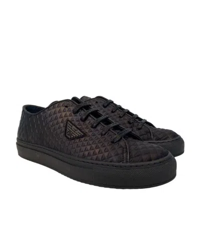 Emporio Armani Logo Casual Sports Shoes In Black