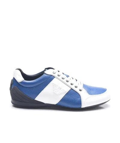 Emporio Armani Logo Casual Sports Shoes In White